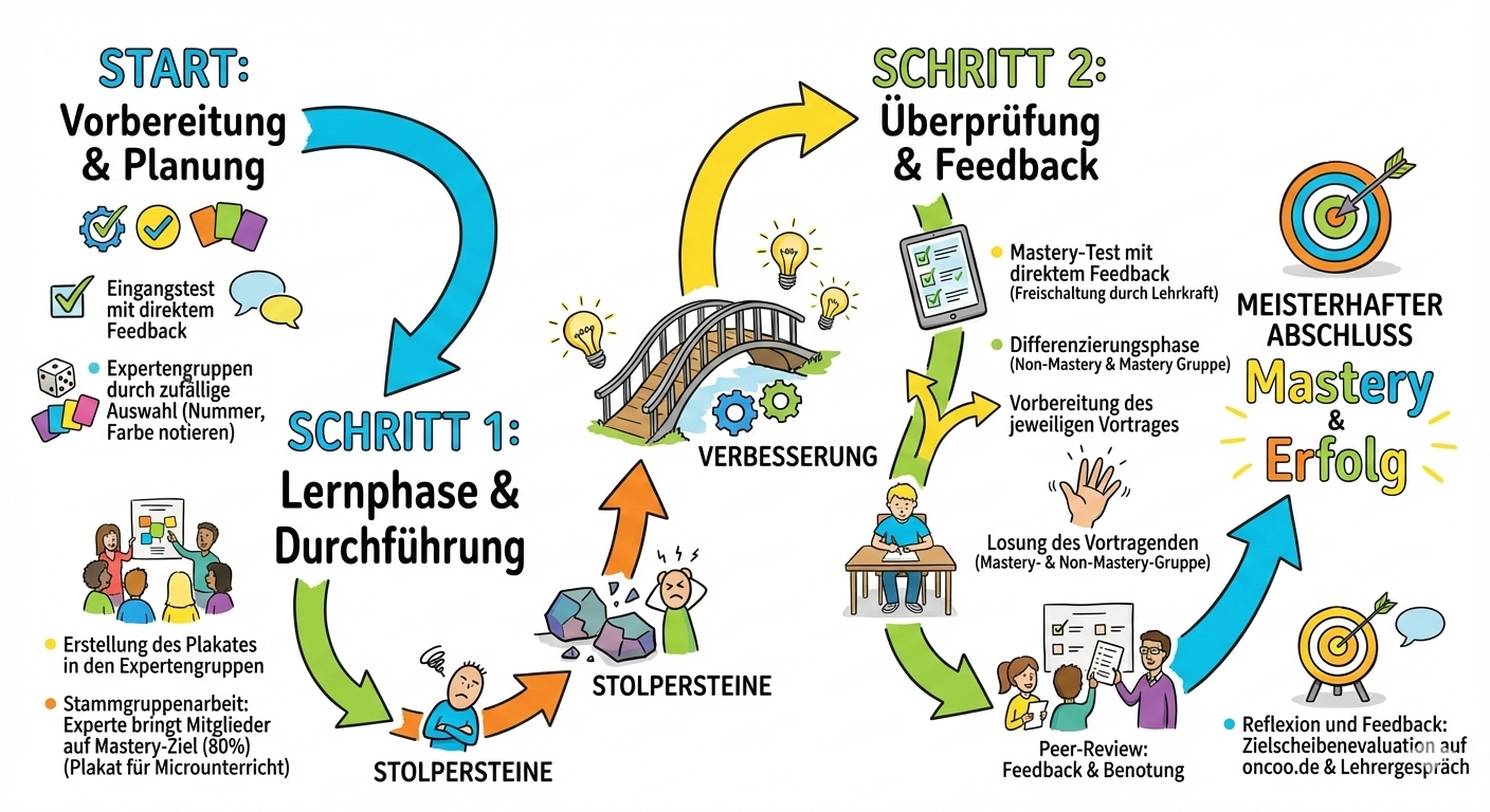 Weg durch das Mastery-Learning
